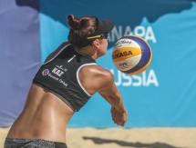 Казахстанские пляжники не вышли из группы в этапе Мирового тура