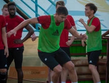 Фоторепортаж с предыгровой тренировки «Кайсара»