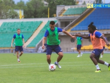 Фоторепортаж с предыгровой тренировки «Жетысу» в Алматы