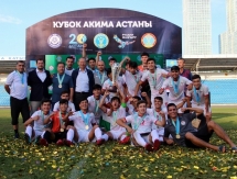 Сборная Таджикистана до 17 лет — обладатель «Кубка Акима»