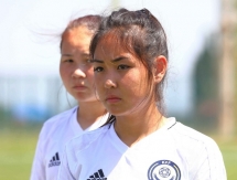 Фоторепортаж с тренировки женской сборной Казахстана до 17 лет в Талгаре