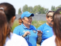 Фоторепортаж с тренировки женской сборной Казахстана до 17 лет в Талгаре