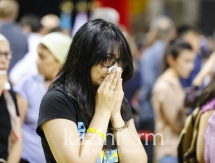 Фоторепортаж с гражданской панихиды по Денису Тену в Алматы