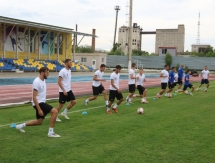 Фоторепортаж с тренировки «Окжетпеса»