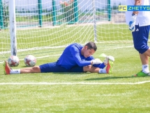 Фоторепортаж с предыгровой тренировки «Жетысу Б»