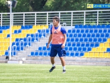 Фоторепортаж с предыгровой тренировки «Жетысу Б»