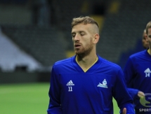 Фоторепортаж с тренировки «Астаны» перед матчем с «Мидтьюлландом»