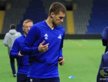 Фоторепортаж с тренировки «Астаны» перед матчем с «Мидтьюлландом»