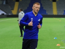 Фоторепортаж с тренировки «Астаны» перед матчем с «Мидтьюлландом»