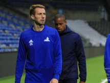 Фоторепортаж с тренировки «Астаны» перед матчем с «Мидтьюлландом»