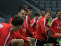 Фоторепортаж с тренировки «Мидтьюлланда» перед матчем с «Астаной»