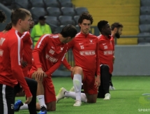 Фоторепортаж с тренировки «Мидтьюлланда» перед матчем с «Астаной»