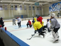 Фото с первой тренировки «Кулагера» на льду