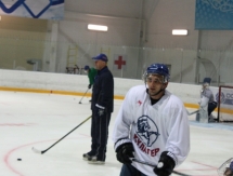 Фото с первой тренировки «Кулагера» на льду