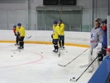 Фото с первой тренировки «Кулагера» на льду