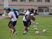 Фоторепортаж с тренировки «Акжайыка»