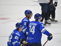 Боченски оформил дубль в двустороннем матче «Барыса»