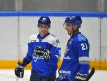 Боченски оформил дубль в двустороннем матче «Барыса»