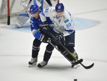 Боченски оформил дубль в двустороннем матче «Барыса»