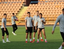 Фоторепортаж с предыгровой тренировки «Тобола» в Армении