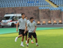 Фоторепортаж с предыгровой тренировки «Тобола» в Армении