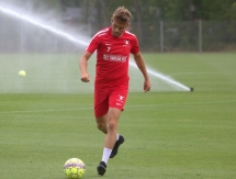 Фоторепортаж с тренировки «Мидтьюлланда» перед матчем с «Астаной»