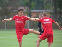 Фоторепортаж с тренировки «Мидтьюлланда» перед матчем с «Астаной»