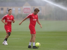 Фоторепортаж с тренировки «Мидтьюлланда» перед матчем с «Астаной»