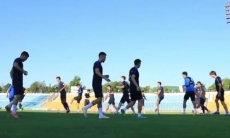 Видео предыгровой тренировки «Ордабасы»