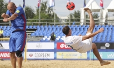 Сборная Казахстана по пляжному футболу одержала первую победу в Евролиге-2018