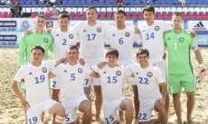 Сборная Казахстана по пляжному футболу разгромила Грецию