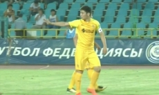 Видео гола Эсеолы матча Премьер-Лиги «Ордабасы» — «Кайрат»