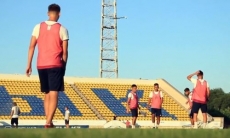 Видео с предыгровой тренировки «Акжайыка»