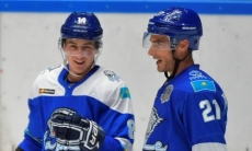 Боченски оформил дубль в двустороннем матче «Барыса»