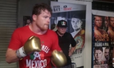 Вышли новые видео с тренировки «Канело» перед вторым боем с Головкиным