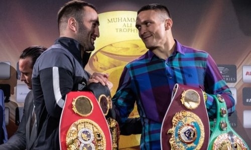 «Мне чуть-чуть осталось». Усик потроллил подопечного тренера Головкина