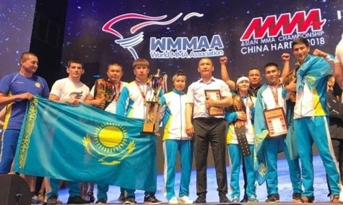 Казахстан занял первое общекомандное место на чемпионате Азии по ММА