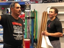 Фото с тренировки Геннадия Головкина в зале Big Bear