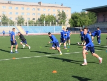 Фоторепортаж с предыгровой тренировки «Окжетпеса»