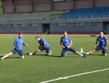 Фоторепортаж с предыгровой тренировки «Окжетпеса»