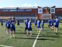 Фоторепортаж с предыгровой тренировки «Окжетпеса»