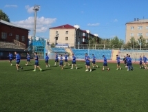 Фоторепортаж с предыгровой тренировки «Окжетпеса»