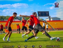 Фоторепортаж с предыгровой тренировки «Кайсара»