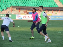 «Ордабасы» провел предыгровую тренировку в Костанае 