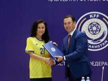 Фоторепортаж с подписания меморандума Казахстанской Федерации футбола с бренд-амбассадорами