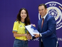 Фоторепортаж с подписания меморандума Казахстанской Федерации футбола с бренд-амбассадорами