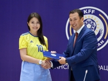 Фоторепортаж с подписания меморандума Казахстанской Федерации футбола с бренд-амбассадорами