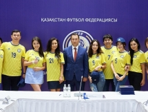 Фоторепортаж с подписания меморандума Казахстанской Федерации футбола с бренд-амбассадорами