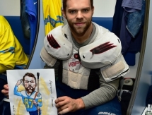 Игроки «Барыса» получили шаржи