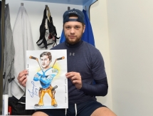 Игроки «Барыса» получили шаржи